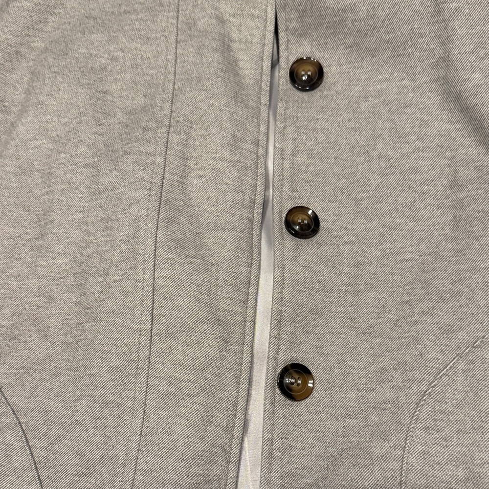 Gray Button-Up Jacket - Picture 2 of 4